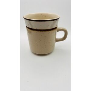 Rainbow Stoneware 851 Capri Coffee Mugs Set of 12 Speckled TanBrown JapanVintage